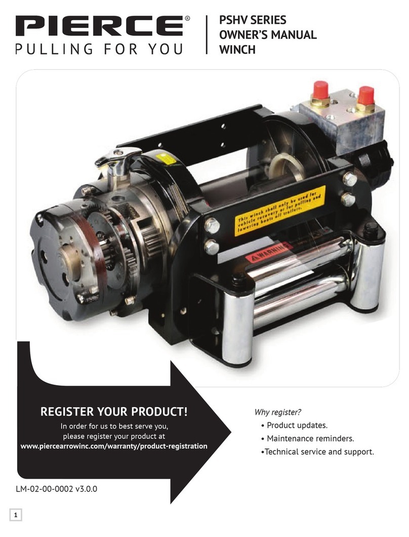 Pierce PSHV Series owner's manual