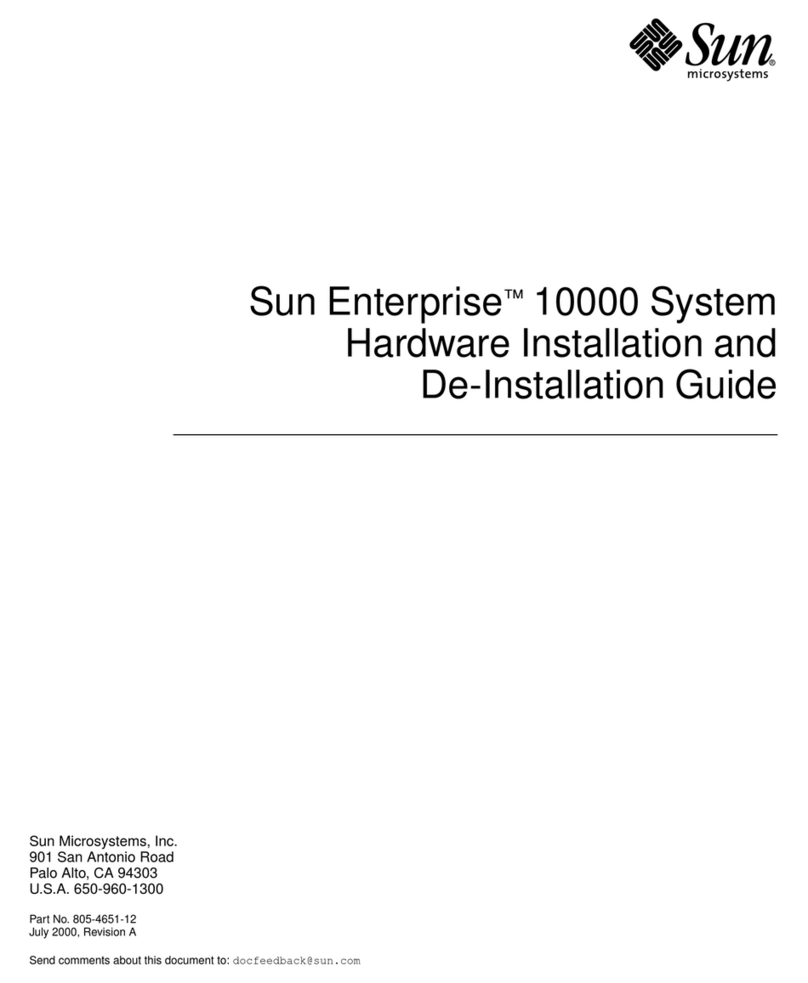 Sun Microsystems Sun Enterprise 10000 Hardware installation Sun Microsystems Sun Enterprise 10000 Hardware installation
