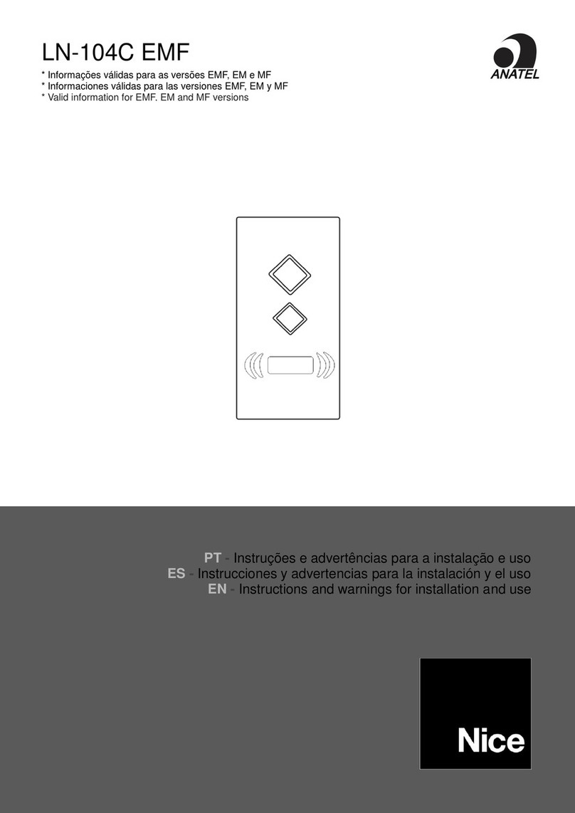 ANATEL LN-104C EMF Instructions and warnings for installation and use