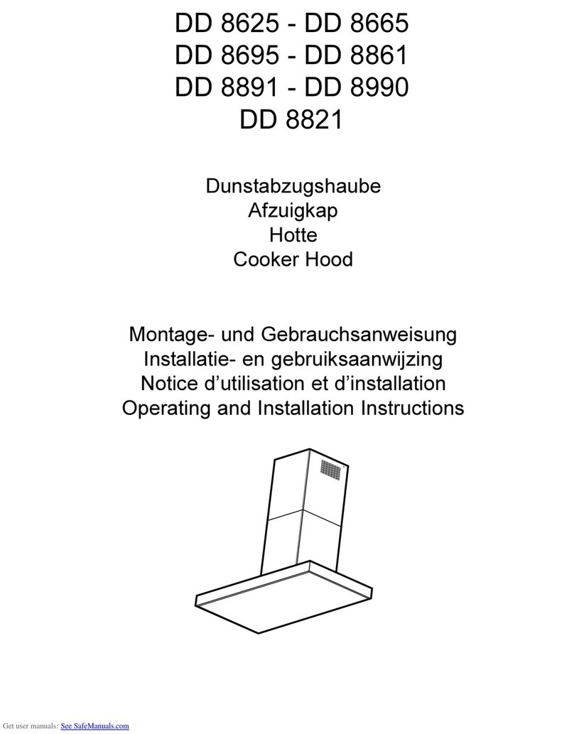 AEG DD 8625 User manual