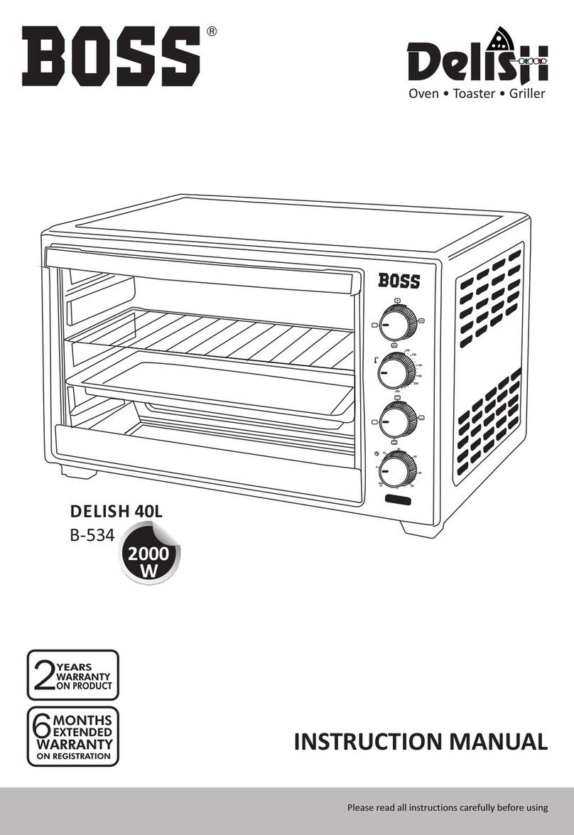 BOSSCO Delish 40L instruction manual BOSSCO Delish 40L instruction manual