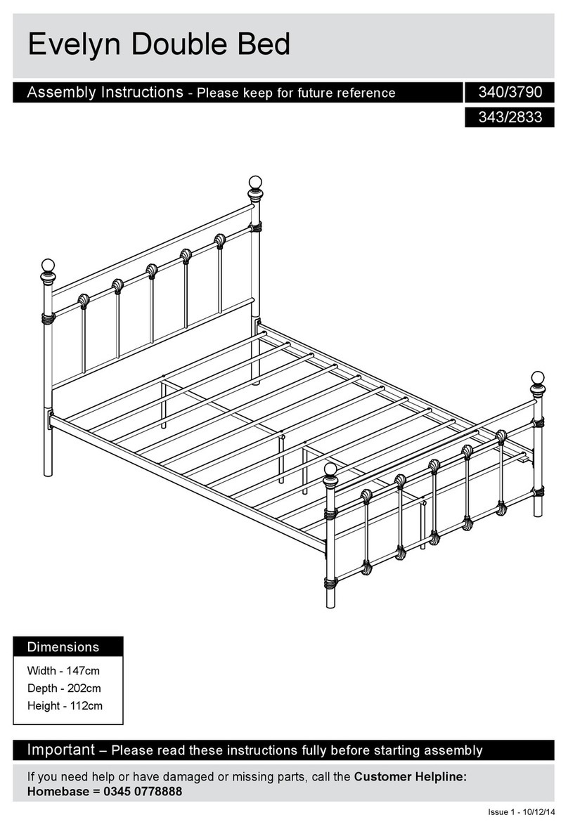 Argos Evelyn 340/3790 Assembly instructions Argos Evelyn 340/3790 Assembly instructions