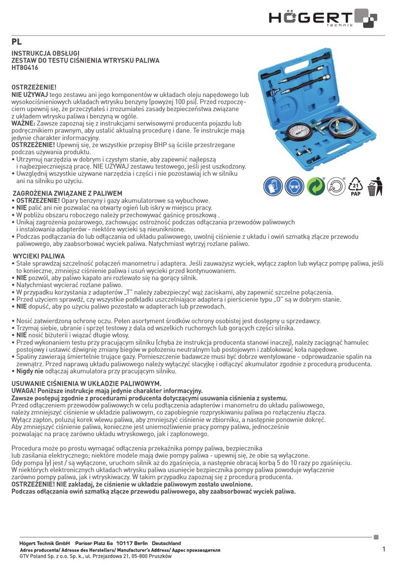 HOGERT HT8G416 User manual
