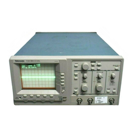 Tektronix TAS 455 User manual