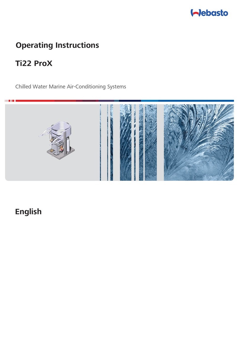 Webasto Ti22 ProX operating instructions
