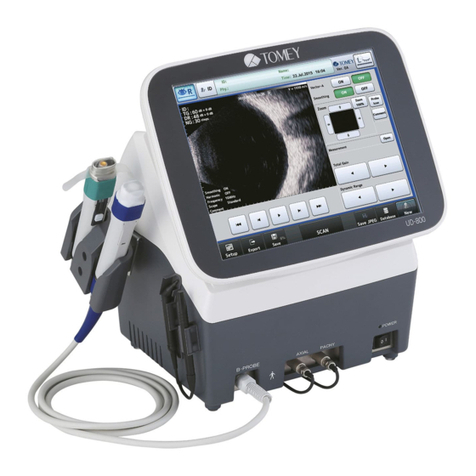 Tomey UD-800 User manual
