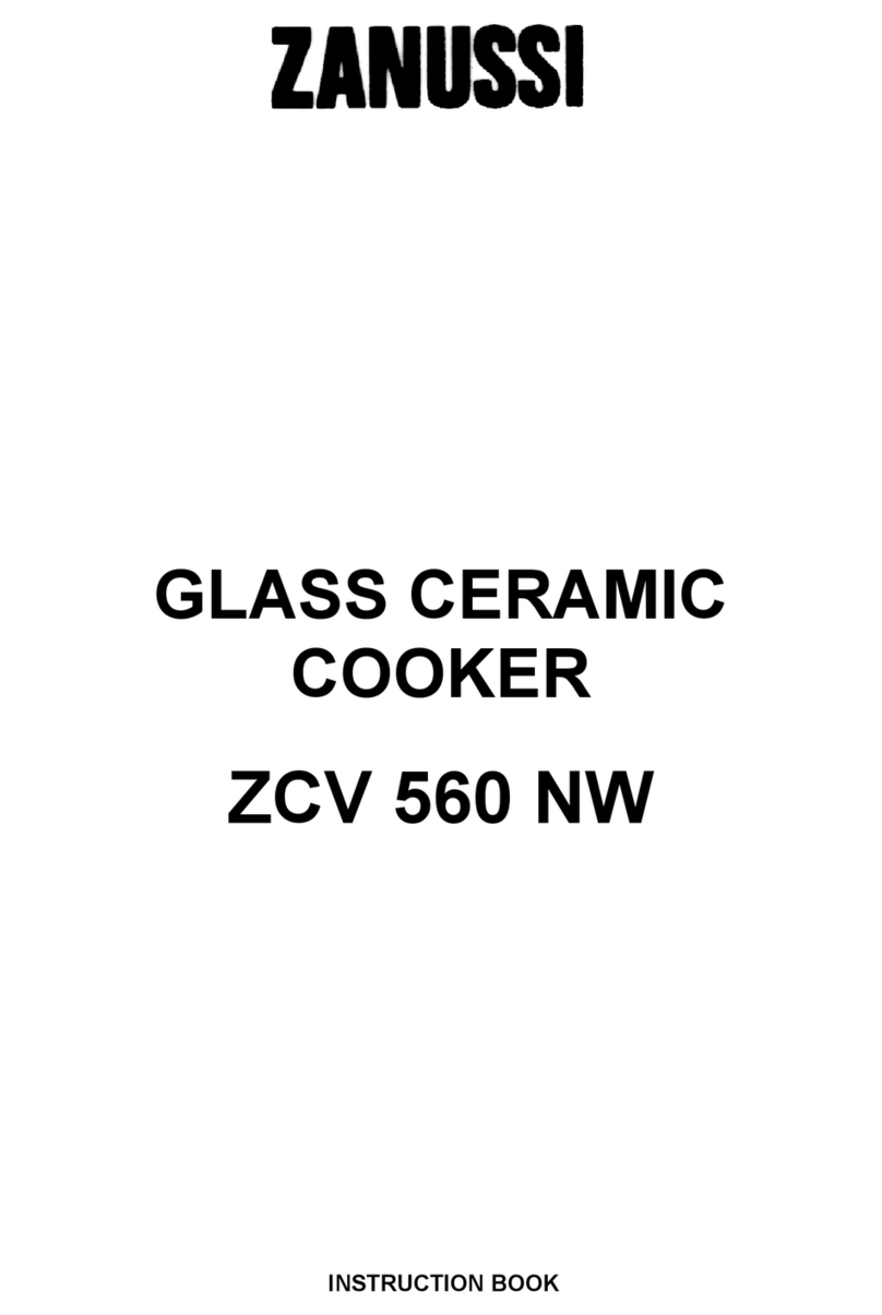Zanussi ZCV 560 NW User manual