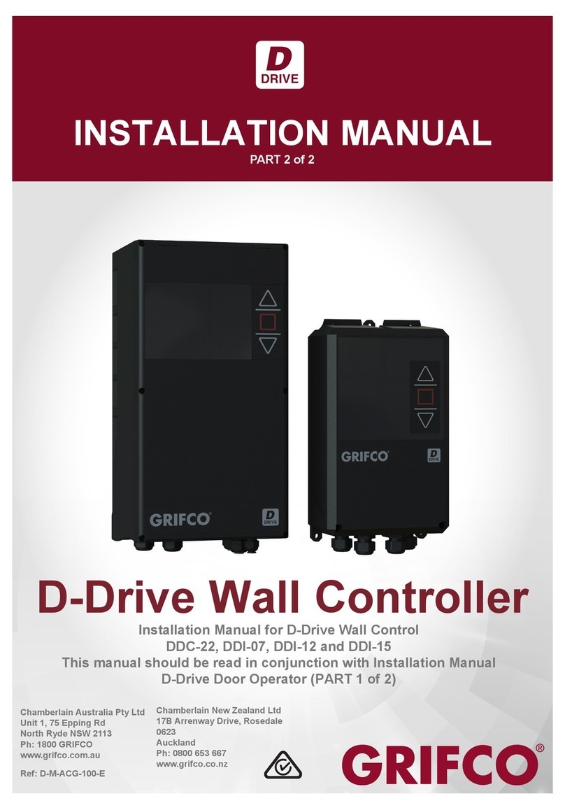Grifco D-DRIVE DDC-22 installation manual