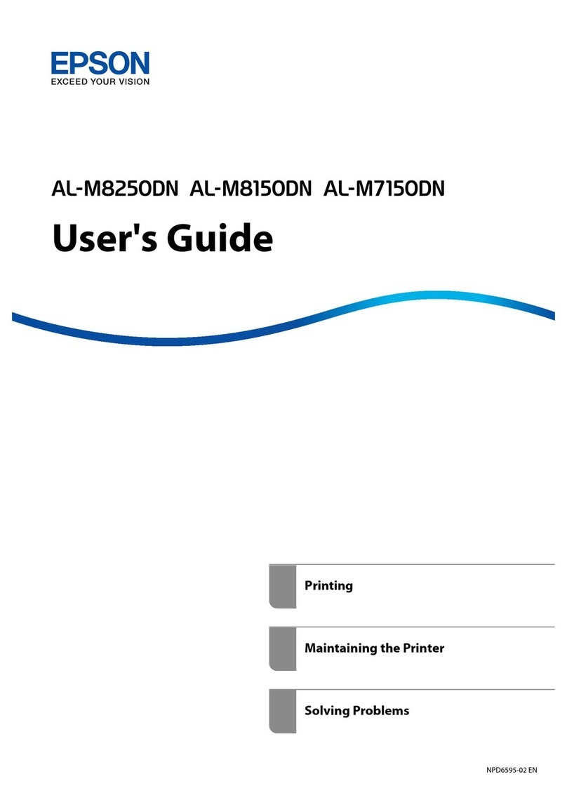 Epson AL-M8250DN User manual
