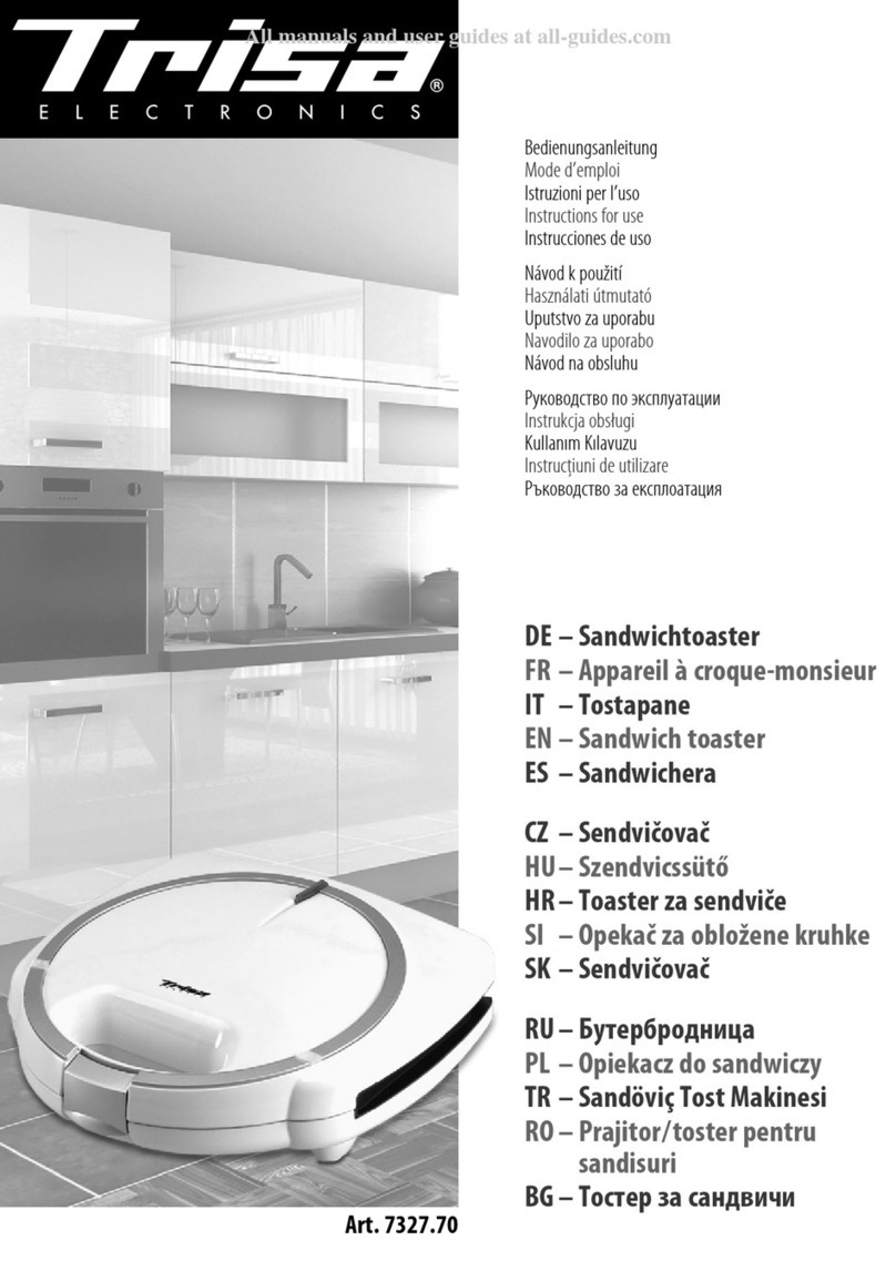 Trisa electronics 7327.70 Instructions for use