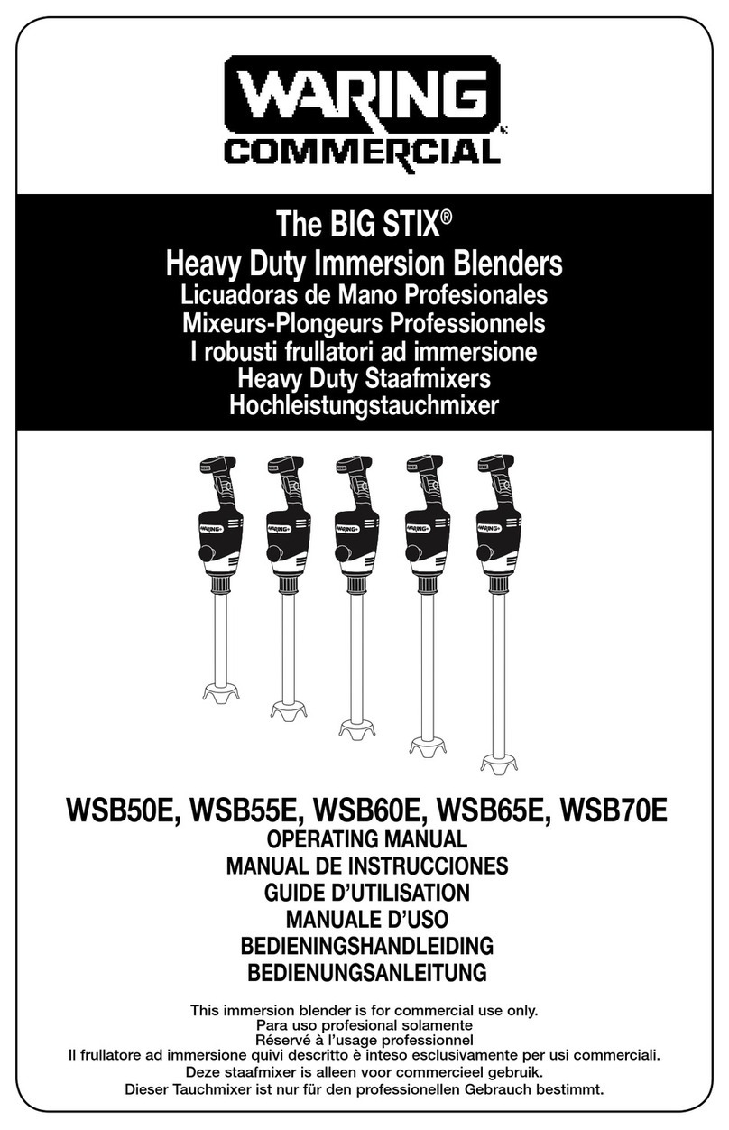 Waring BIG STIX WSB50E User manual