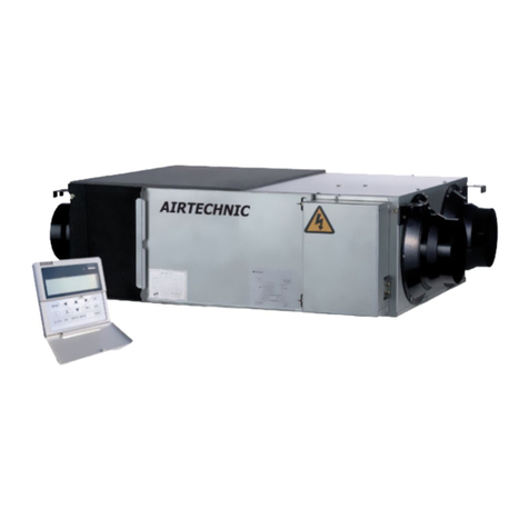 AirTechnic ENERGY BOX-TE 150 User manual
