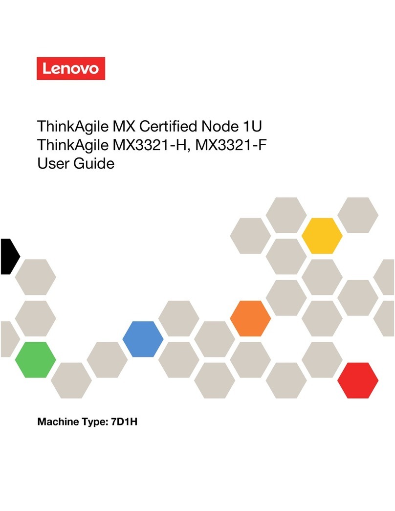 Lenovo ThinkAgile MX Certified Node 1U User manual