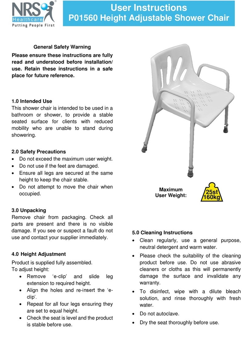 NRS Healthcare P01560 User instructions