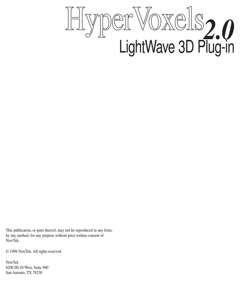 NewTek HyperVoxels 2.0 User manual