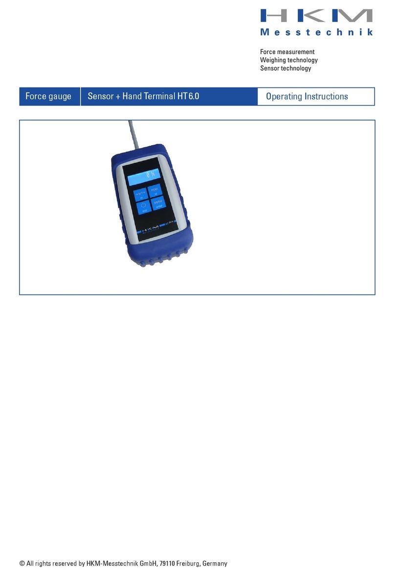 HKM Messtechnik HT6.0 operating instructions