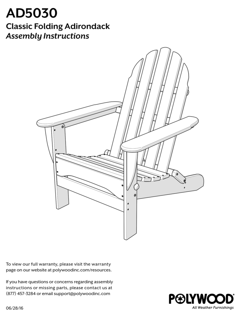 Polywood AD5030 Assembly instructions