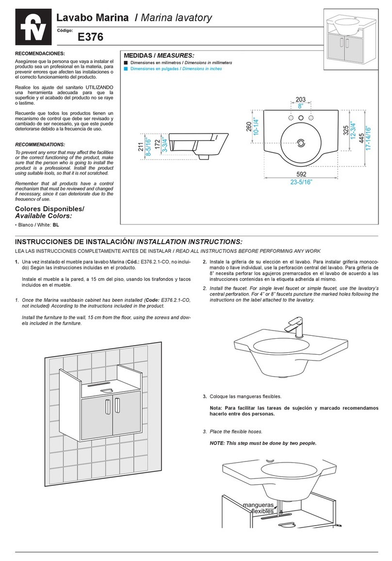 FV E376 installation instructions