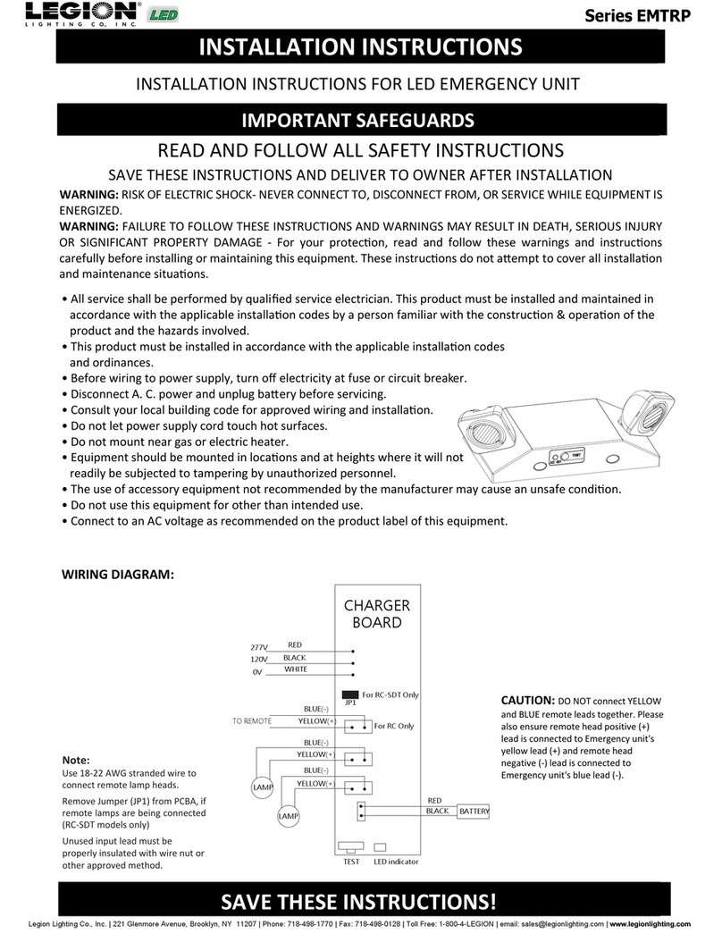 LEGION LIGHTING EMTRP Series installation instructions LEGION LIGHTING EMTRP Series installation instructions
