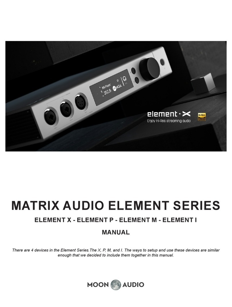Moon Audio ELEMENT Series manual