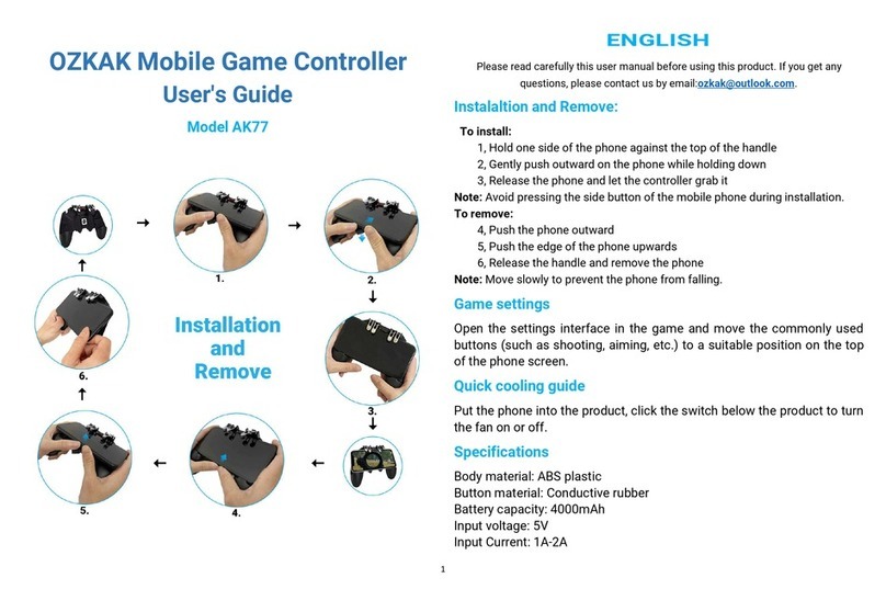 OZKAK AK77 user guide