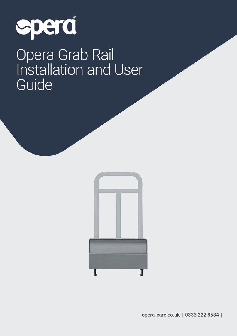 Opera Grab Rail Installation and user guide