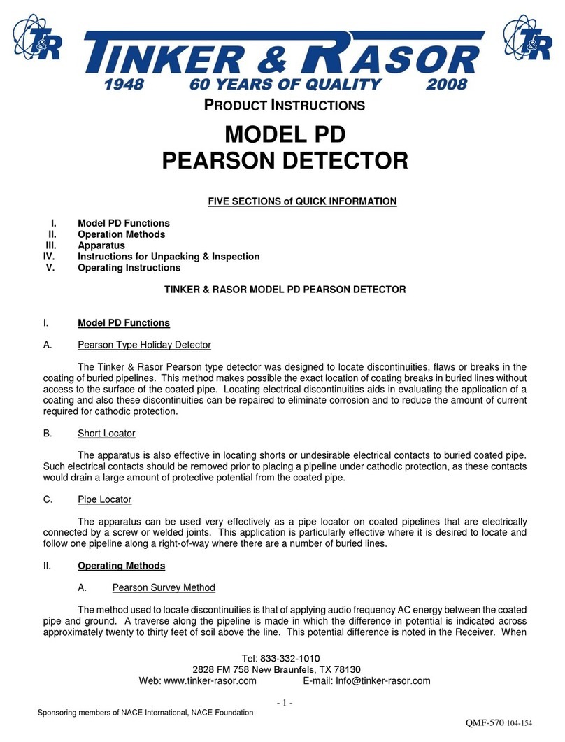Tinker & Rasor PD Product instructions