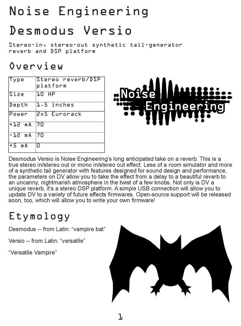 Noise Engineering Desmodus Versio User manual Noise Engineering Desmodus Versio User manual
