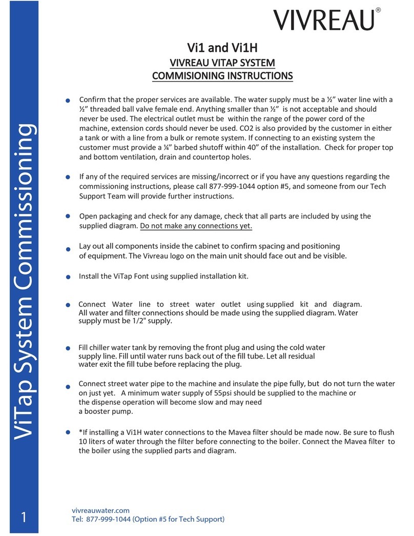Vivreau Vi1 Commissioning instructions Vivreau Vi1 Commissioning instructions