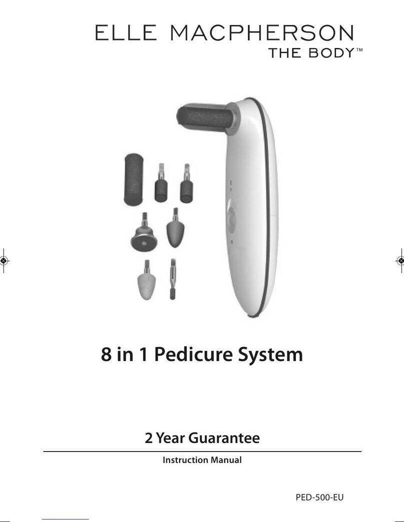 Elle macpherson The Body PED-500-EU instruction manual
