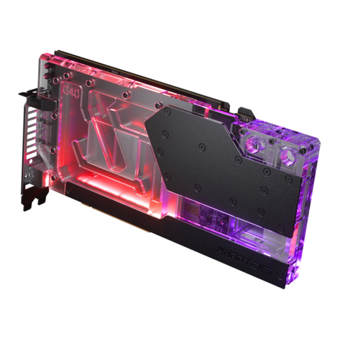 Phanteks GLACIER G40 ASUS GPU BLOCK User manual Phanteks GLACIER G40 ASUS GPU BLOCK User manual