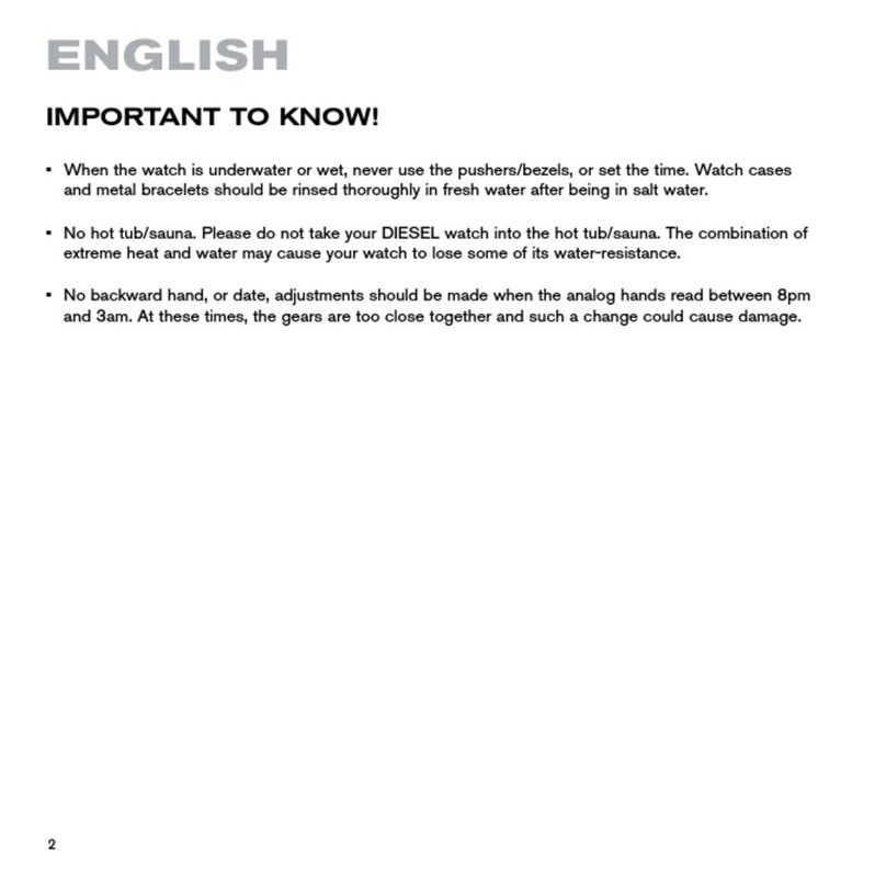 Diesel JS15 manual