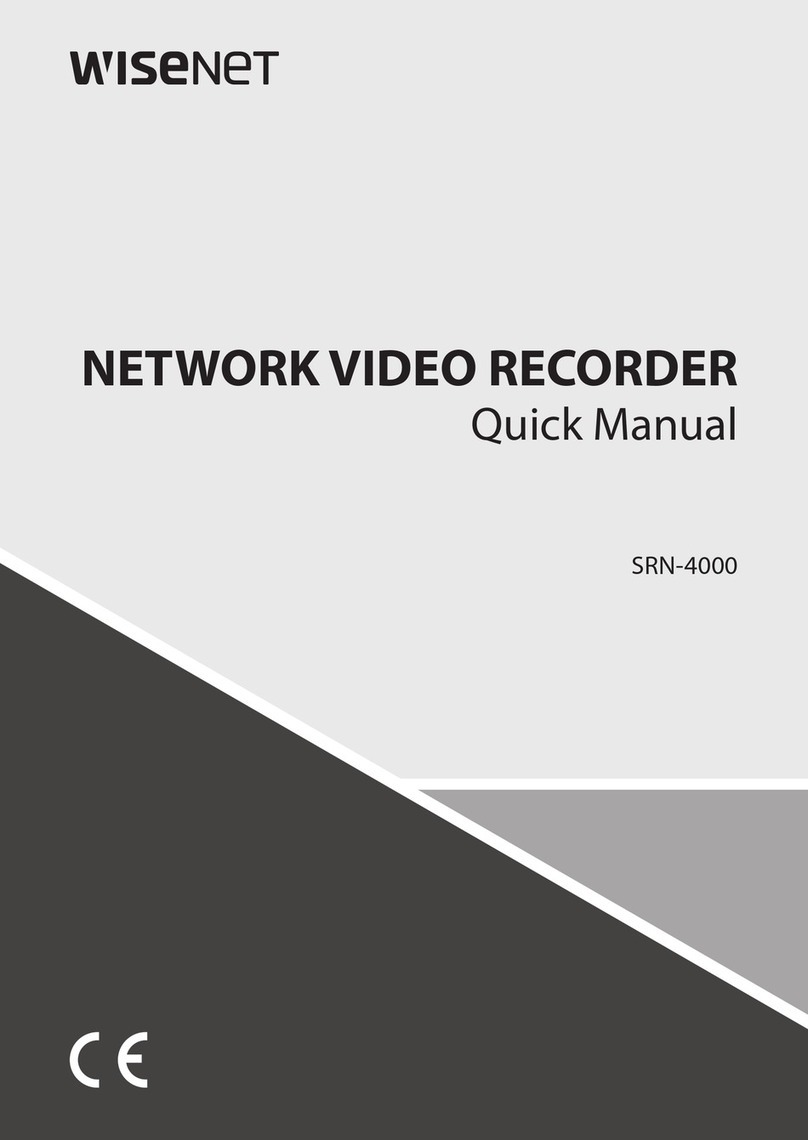 Hanwha Techwin WISENET SRN-4000 Quick manual