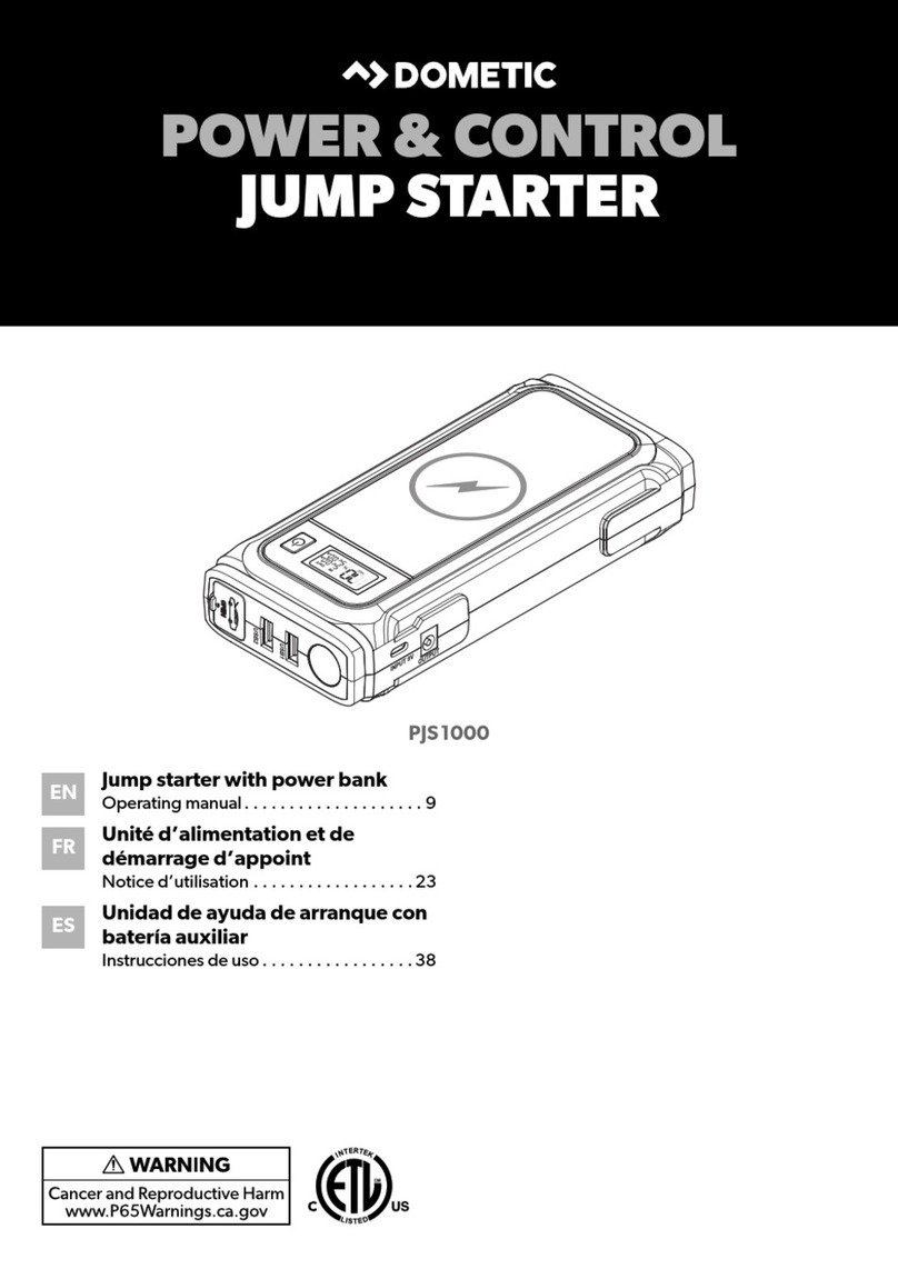 Dometic Power & Control PJS1000 operating manual