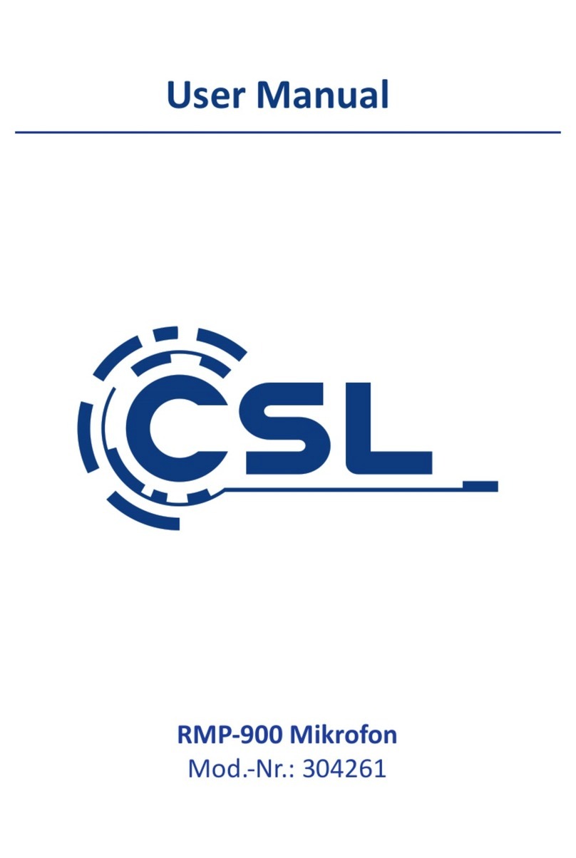 CSL RMP-900 user manual