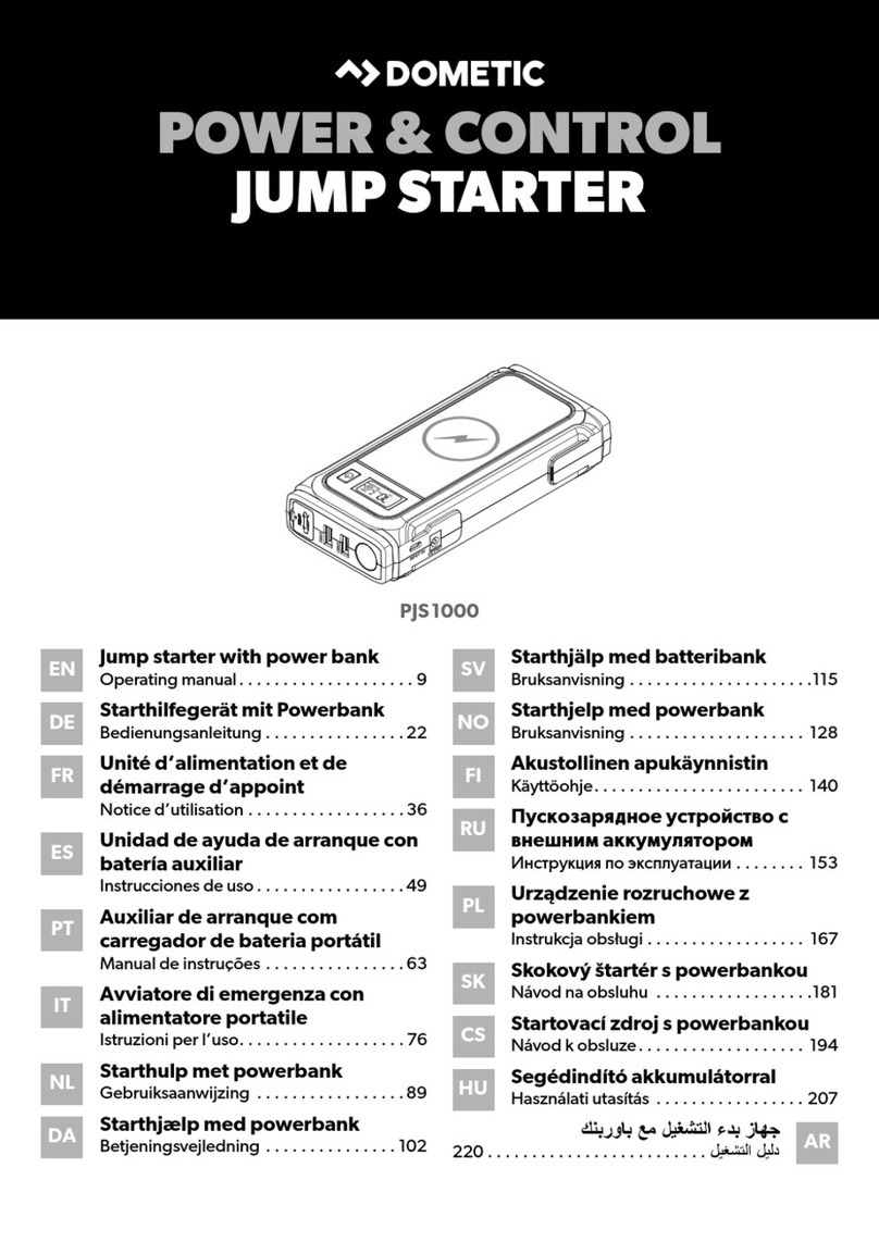 Dometic Power & Control PJS1000 User manual