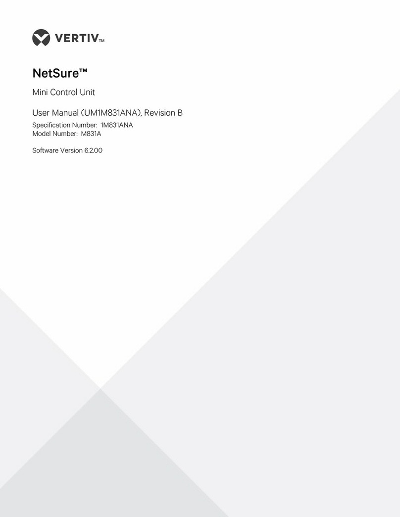 Vertiv NetSure M831A User manual
