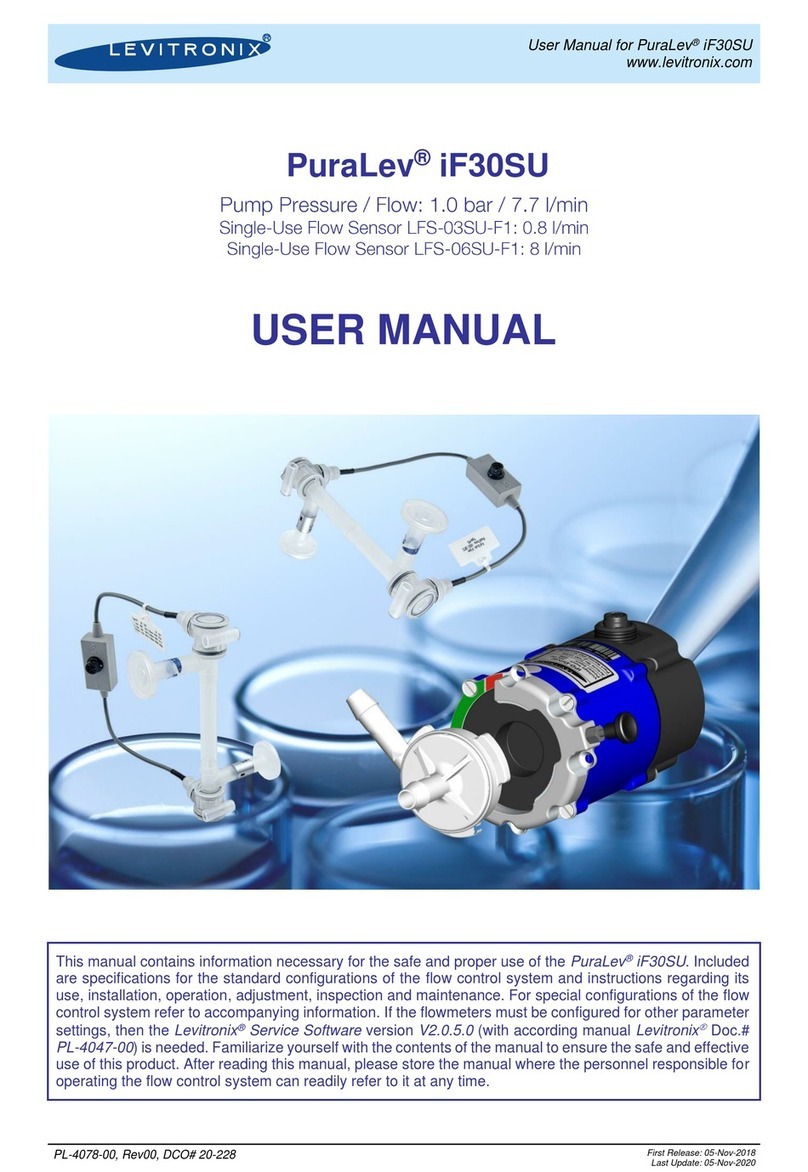 Levitronix PuraLev iF30SU user manual