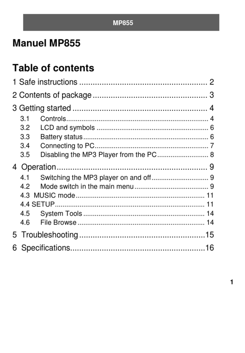 Difrnce MP855 manual