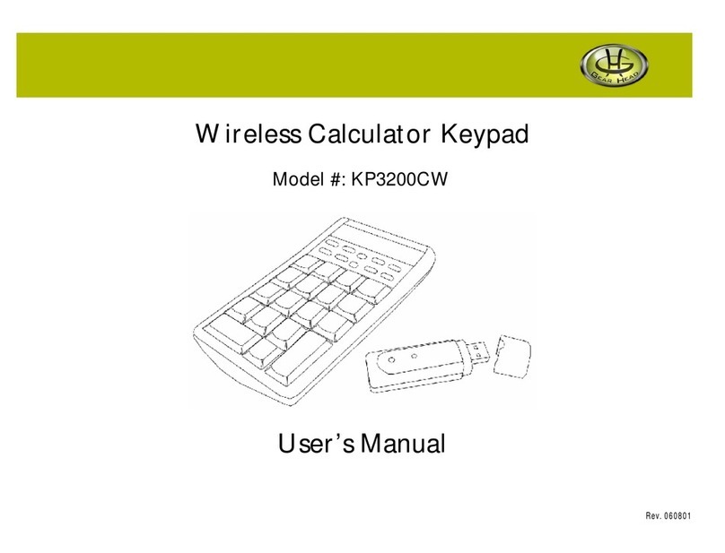 Gearhead KP3200CW user manual
