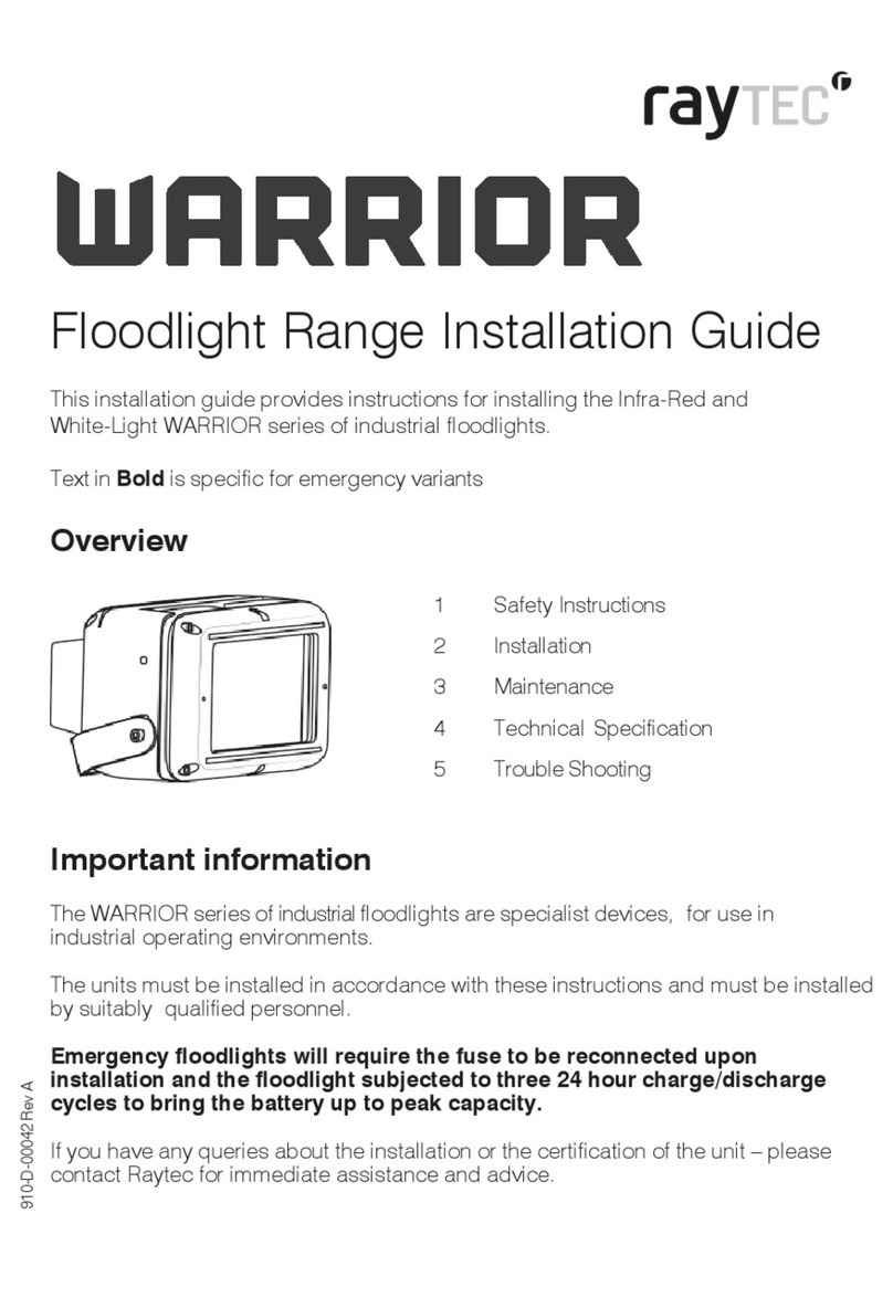 Raytec WARRIOR 24 User manual