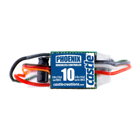 Castle Creations PHOENIX-10 User manual