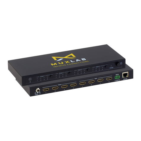 MuxLab 100508 User manual