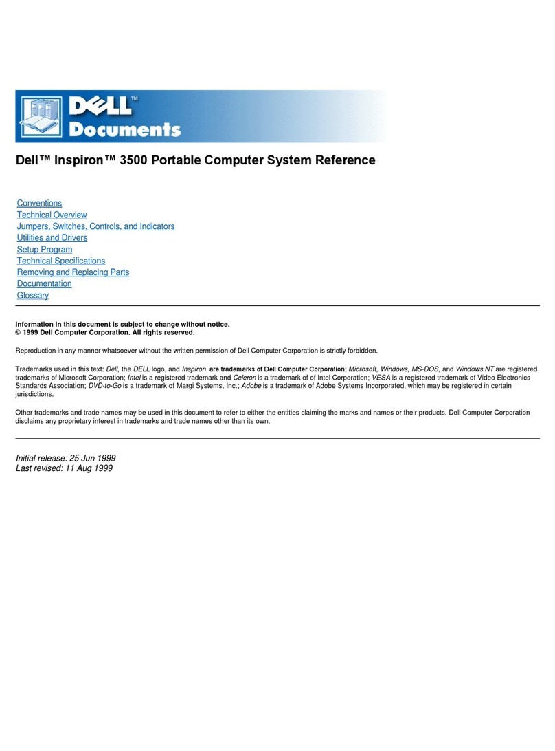 Dell Inspiron 3500 User guide