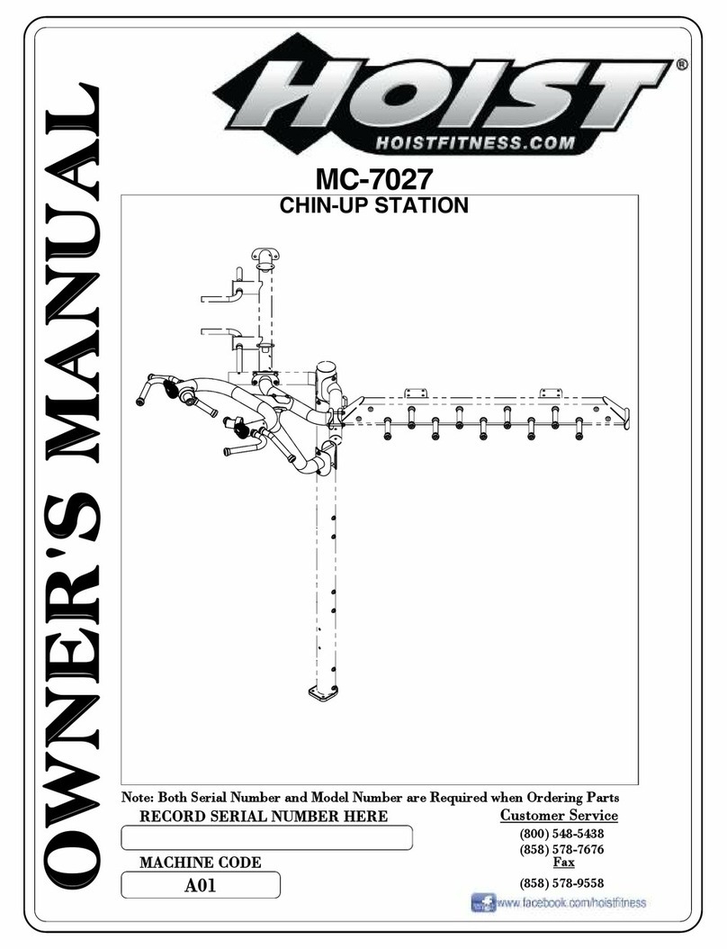 Hoist Fitness MC-7027 owner's manual