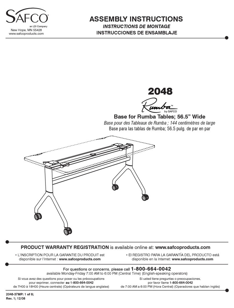 Safco Rumba 2048 User manual