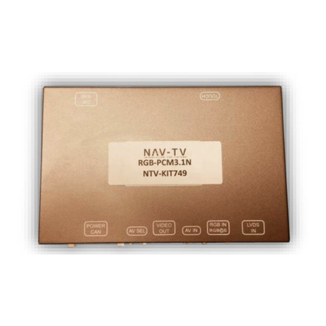 Nav TV RGB-PCM3.1N User manual