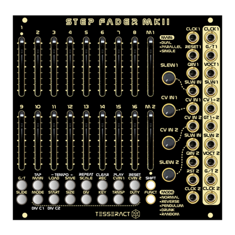 Tesseract Modular Step Fader MKII manual