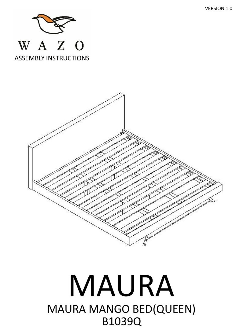 Wazo MAURA MANGO B1039Q Assembly instructions