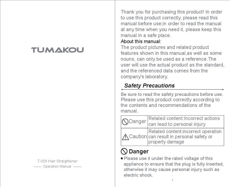 TUMAKOU T-008 Operation manual TUMAKOU T-008 Operation manual